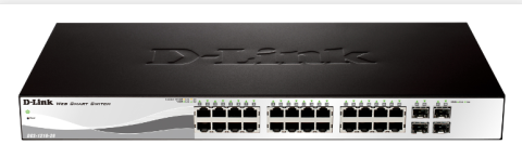 D-link DGS-1210-28 ,24 Gigabit Websmart Switch  10/100/1000 Mbps, 4 SFP